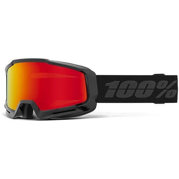 Okan Hiper Goggle Black/Red - Mirror Red