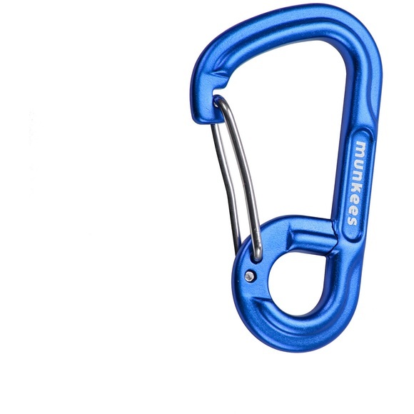 Munkees 6-Form-Karabiner mit Drahtschnapper