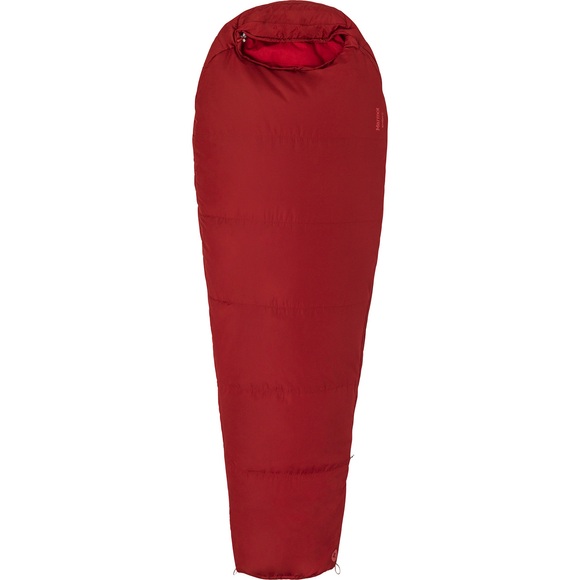 Marmot Nanowave 45 Sleeping Bag Long brick Left Zipper 2019 Kunstfaserschlafsäcke