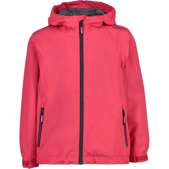 CMP Kinder Girls Rain Hoodie Jacke (Größe 116, Pink)