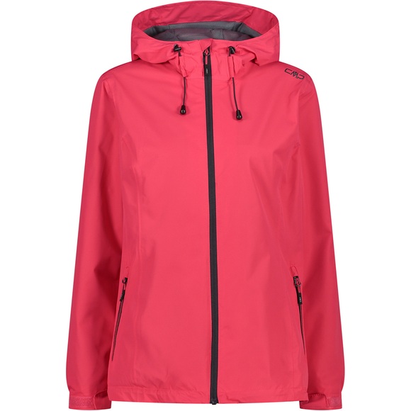 CMP Damen Rain Fix Hoodie Jacke (Größe M, Pink)