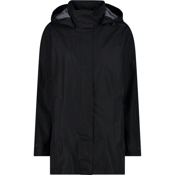 CMP Damen Rain Hoodie Button Jacke
