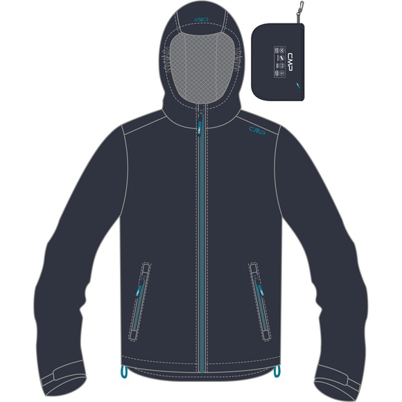 CMP Kinder Boys Rain Hoodie Jacke