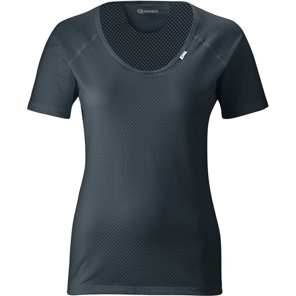 Gonso Damen Ave T-Shirt (Größe 5XL, Schwarz)