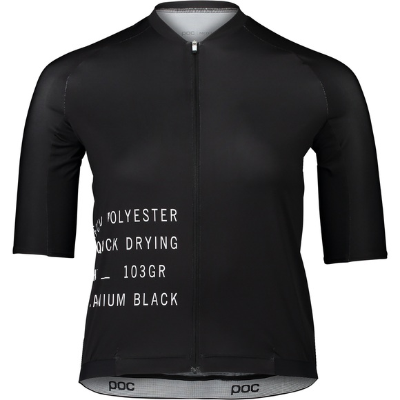 POC Pristine Print Kurzarm Trikot Damen schwarz 2022 L Rennvelo Trikots