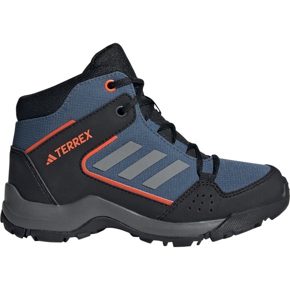 Adidas Terrex Hyperhiker Mid K - Wanderschuhe - Kind Wonder Steel / Grey Three / Impact Orange 32