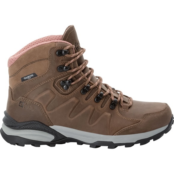 Jack Wolfskin Wasserdichte Wanderschuhe Damen Refugio Prime Texapore Mid Women 38 fawn fawn