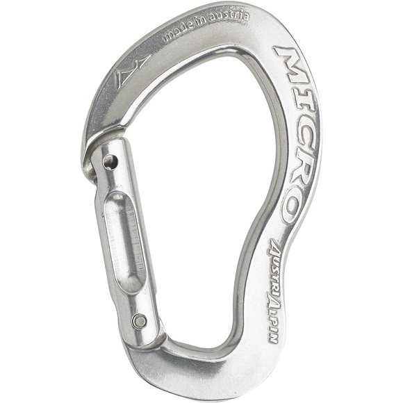 AustriAlpin Micro Straight Karabiner (Grau)