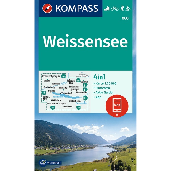 Kompass Verlag WK 60 Weissensee