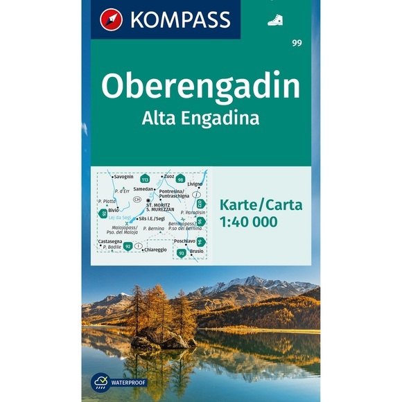 Kompass Verlag WK 99 Oberengadin