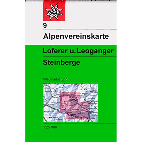 Alpenvereinskarte Loferer und Leoganger Steinberge