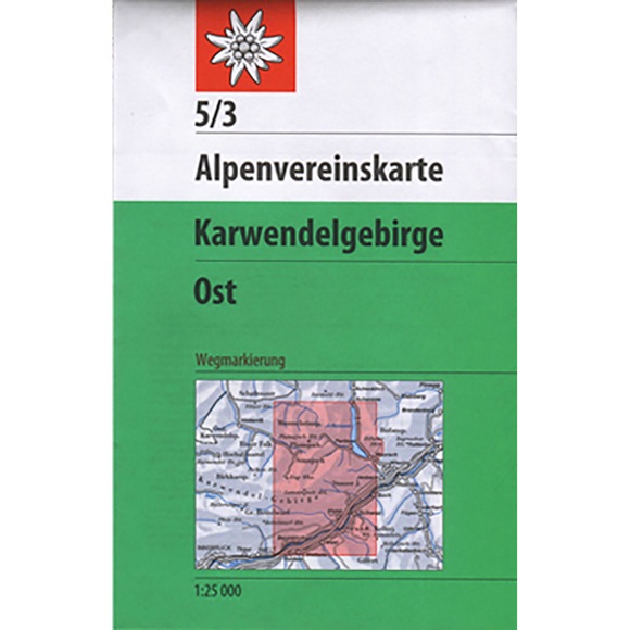 Alpenvereinskarte Karwendelgebirge Ost
