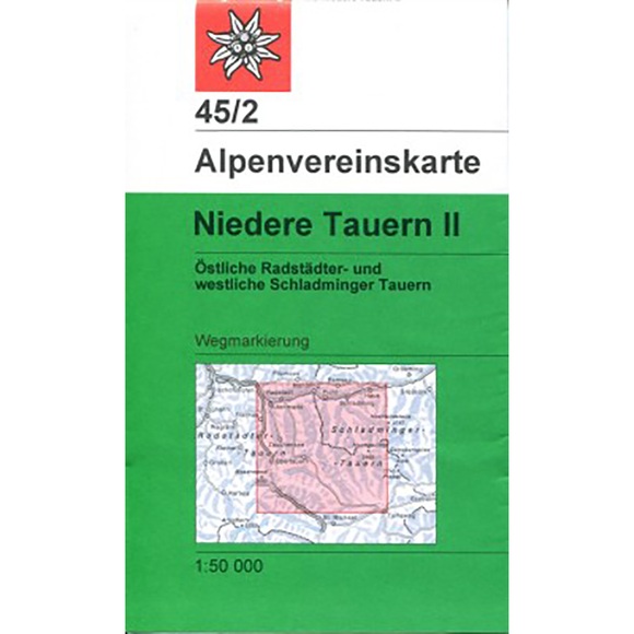 Alpenvereinskarte Niedere Tauern. Tl.2