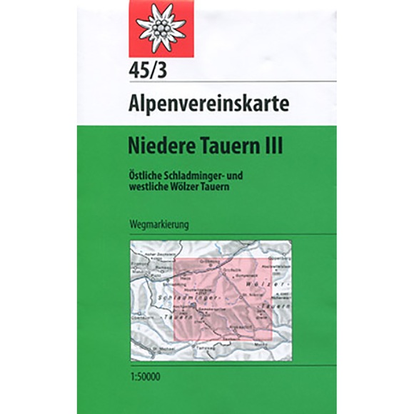 Alpenvereinskarte Niedere Tauern. Tl.3