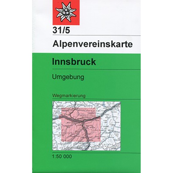 Alpenvereinskarte Innsbruck, Umgebung