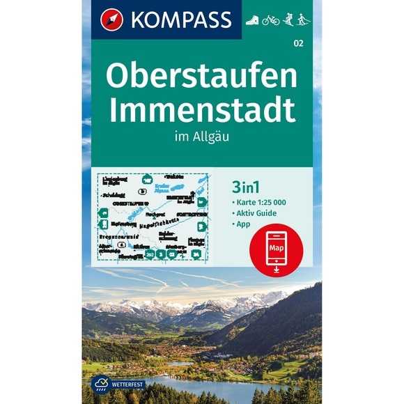 Kompass Verlag WK 2 Oberstaufen - Immenstadt im Allgäu