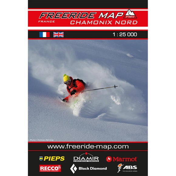 Freeride Map Chamonix Nord