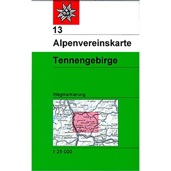 Alpenvereinskarte Tennengebirge
