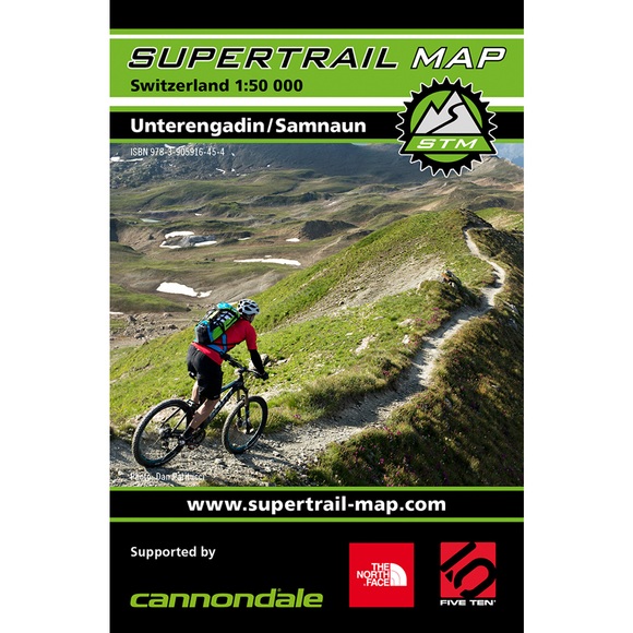 Supertrail Map Unterengadin / Samnaun