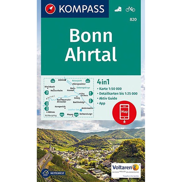 Kompass Karte Bonn, Ahrtal