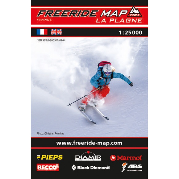 Freeride Map La Plagne - Ski
