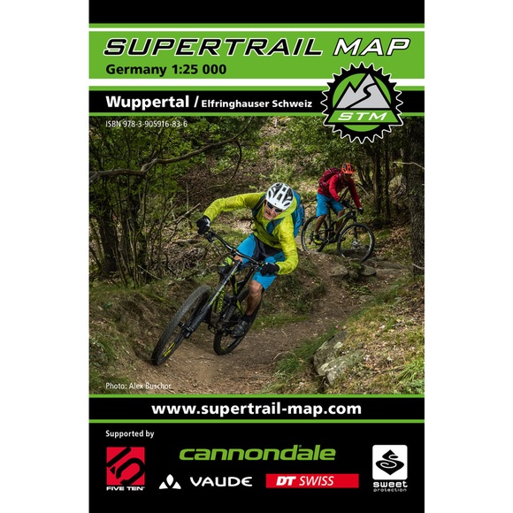 Supertrail Map Wuppertal / Elfringhauser Schweiz