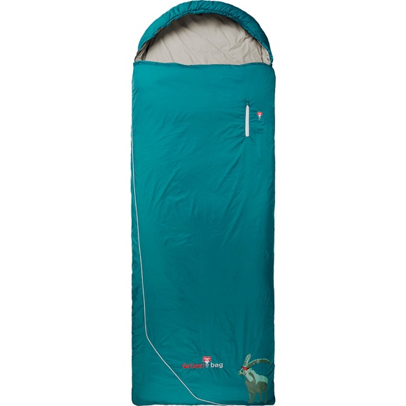 Grüezi-Bag Biopod Wool Goas Comfort Schlafsack dark petrol Right Zipper 2019 Schlafsäcke ab 0° Celcius