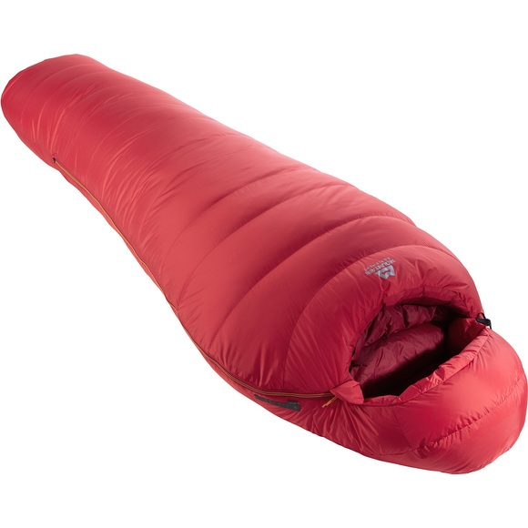 Mountain Equipment Glacier 1000 Sleeping Bag regular imperial red Right Zipper 2020 Schlafsäcke unter -10° Celcius