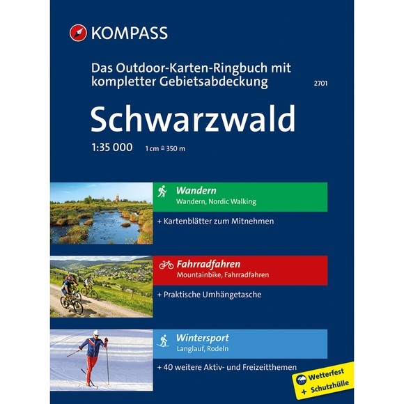 Kompass Outdoor-Karten Ringbuch Schwarzwald