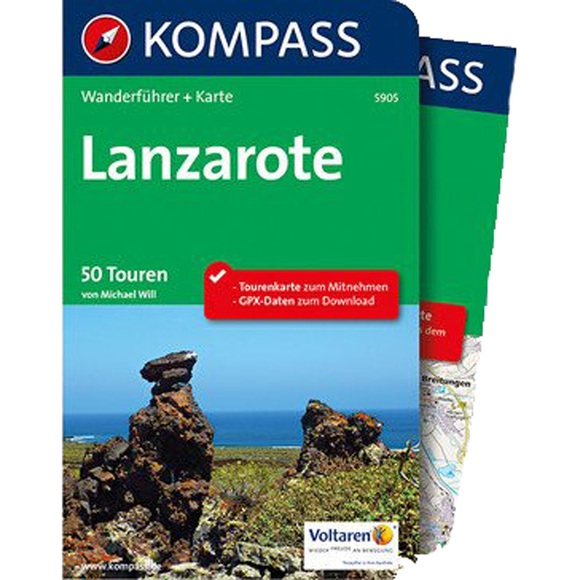 Kompass Wanderführer Lanzarote, m. 1 Karte