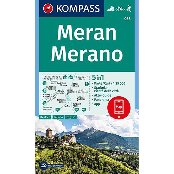 Kompass Verlag WK 053 Meran / Merano
