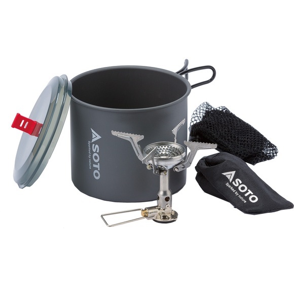 Soto Amicus Gaskocher mit New River Pot