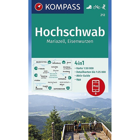 Kompass Verlag WK 212 Hochschwab-Mariazell