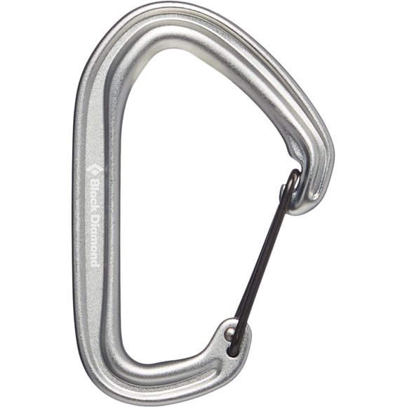 Black Diamond Hotwire Karabiner light gray 2020 Karabiner
