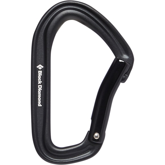 Black Diamond Hotforge Bent Gate Karabiner black 2020 Karabiner