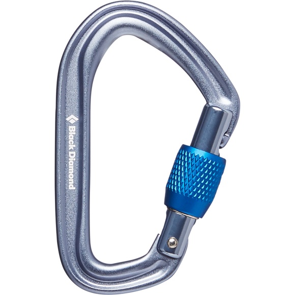 Black Diamond Hotforge Screwgate Karabiner gray 2020 Karabiner