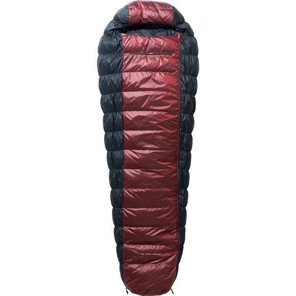 Y by Nordisk Voyage 500 Schlafsack L schwarz/rot Left Zipper 2021 Daunenschlafsäcke