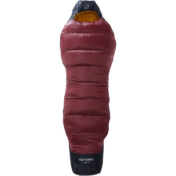 Nordisk Oscar -2° Curve Schlafsack M rio red/mustard yellow/black 2020 Mumienschlafsäcke
