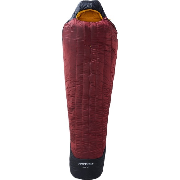 Nordisk Oscar -10° Mummy Schlafsack XL rio red/mustard yellow/black 2020 Mumienschlafsäcke