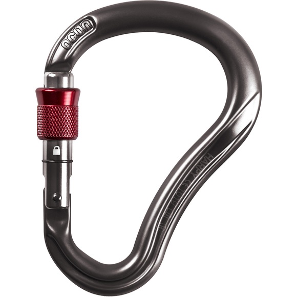 Ocun Harpy HMS Screw Karabiner antracite/red 2018 Karabiner