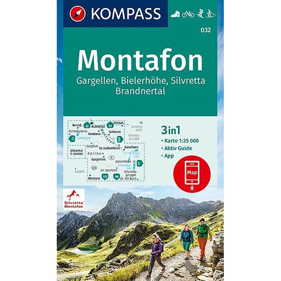 Kompass Verlag WK 032 Alpenpark Montafon