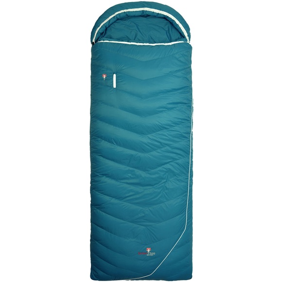 Grüezi-Bag Biopod DownWool Subzero Comfort Schlafsack autumn blue Montageverpackung ohne Zubehör (links) 2020 Schlafsäcke