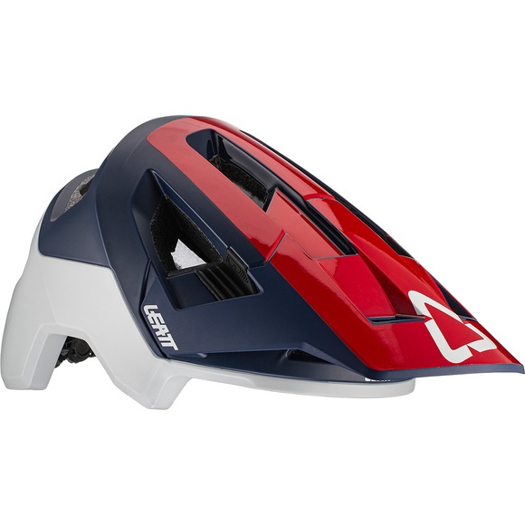 Leatt DBX 4.0 All Mountain Fahrradhelm (Größe S, Rot)