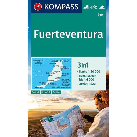 KOMPASS Wanderkarte Fuerteventura