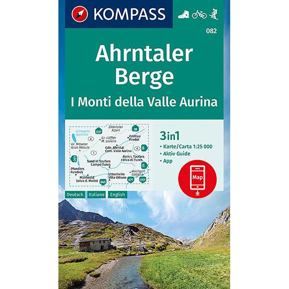 Kompass Verlag WK 082 Ahrntaler Berge