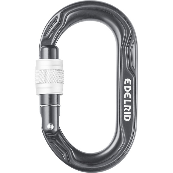 Edelrid Kiwi Screw Karabiner (Grau)