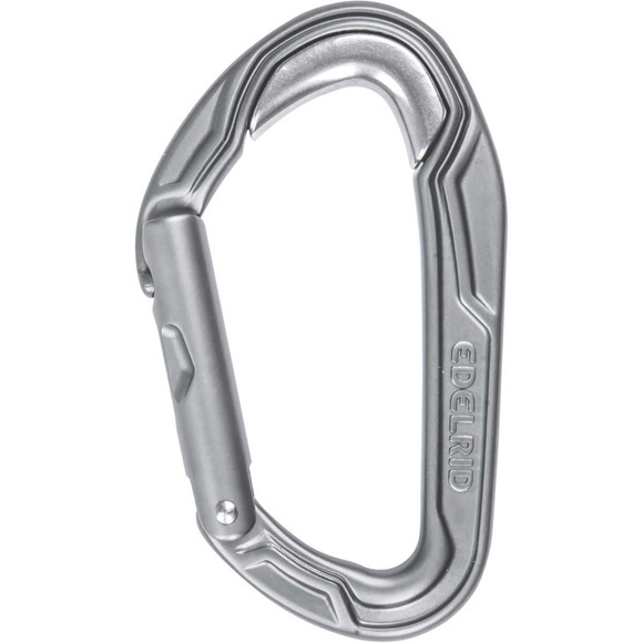 Edelrid Bulletproof Straight Karabiner (Grau)