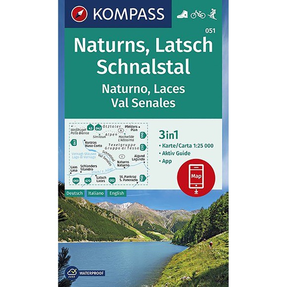 Kompass Verlag WK 051 Naturns - Latsch - Schnalstal