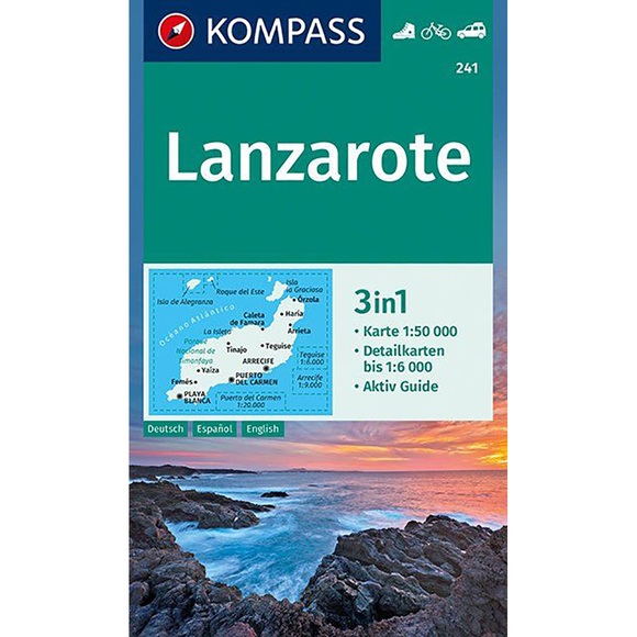 Kompass Karte Lanzarote