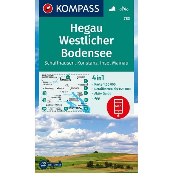 Kompass Verlag WK 783 Hegau - Westlicher Bodensee